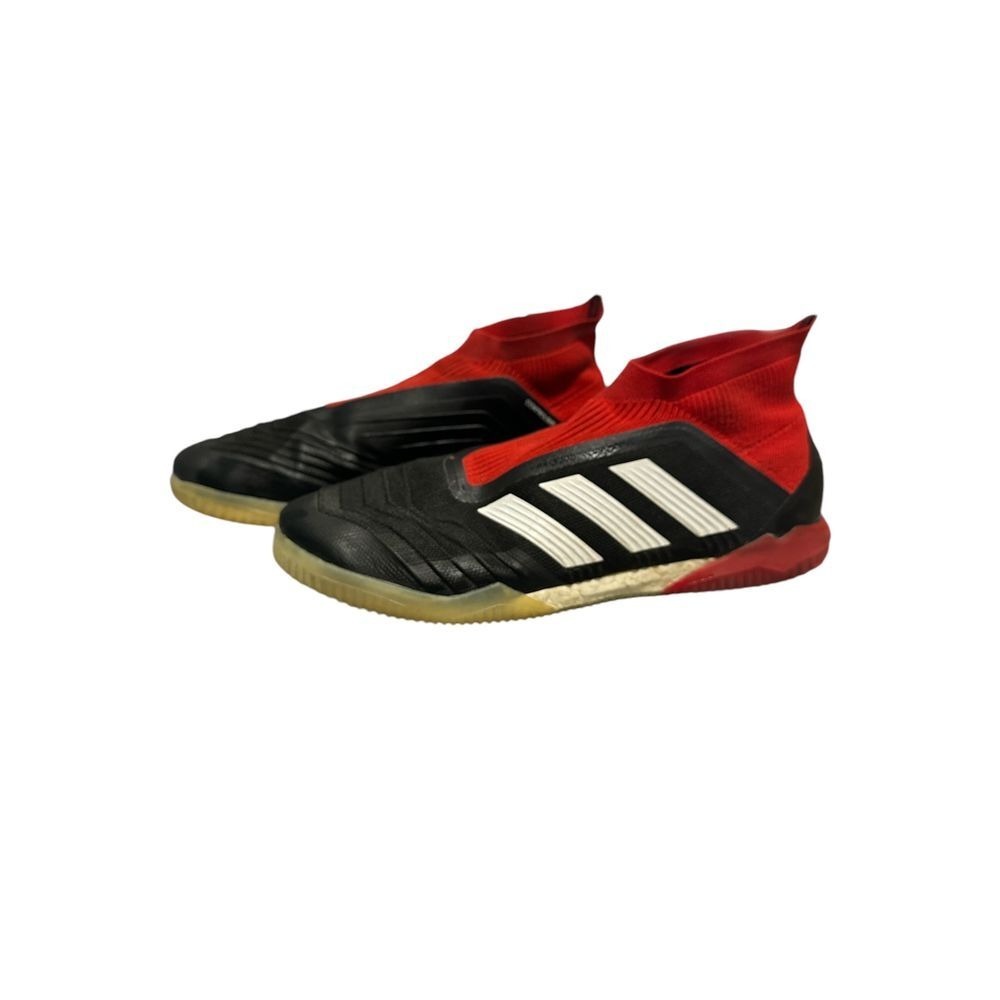 Adidas Predator 18 Shoes Laceless Control Skin Red Black